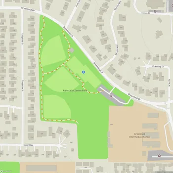 Map of Albert Van Zanten Park