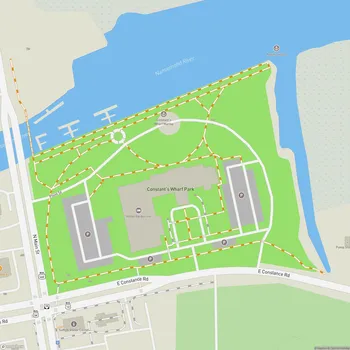Map of Constant's Wharf Park & Marina