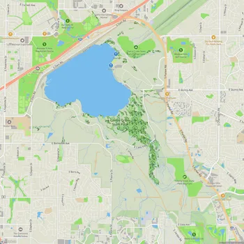 Map of Cherry Creek State Park