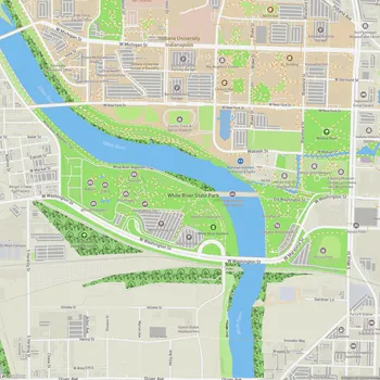 Map of White River State Park