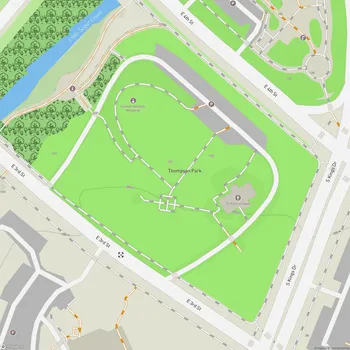 Map of Thompson Park