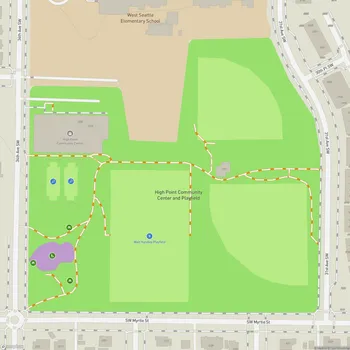 Map of Walt Hundley Playfield Park