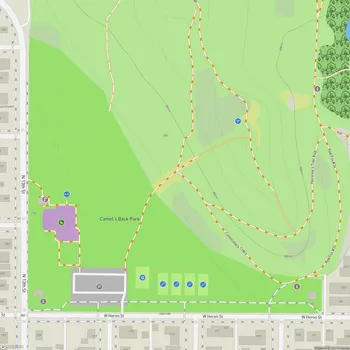 Map of Camel's Back Park