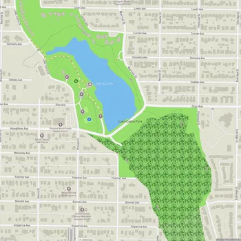 Map of Lake Como Park