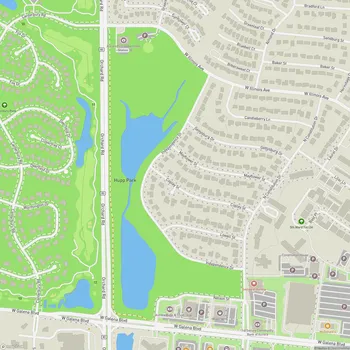 Map of Hupp Park