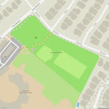 Map of San Leandro Park