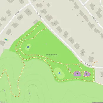 Map of Coyote Hills Park