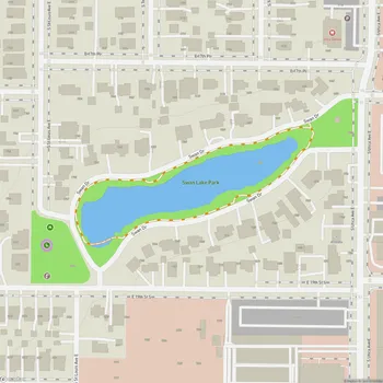 Map of Swan Lake Park