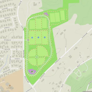Map of Los Alamos Hills Sports Park