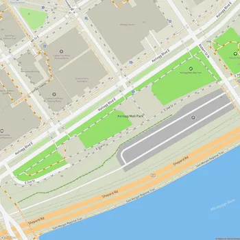 Map of Kellogg Mall Park
