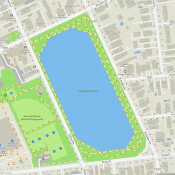 Map of Colonial Lake Park
