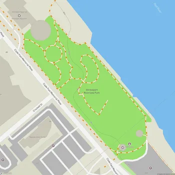 Map of Shreveport Riverview Park