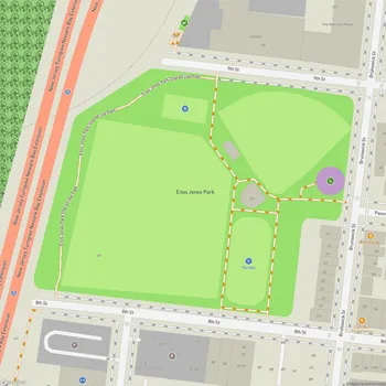 Map of Enos Jones Park