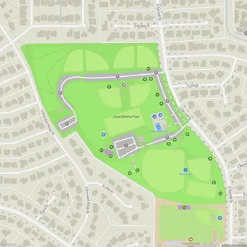 Map of Jesse Owens Park