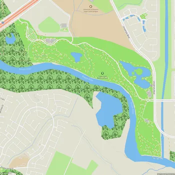 Map of Sugar Land Memorial Park