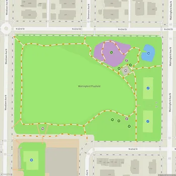 Map of Wallingford Playfield
