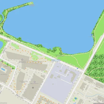Map of Lakeshore at Lady Bird Lake Metropolitan Park