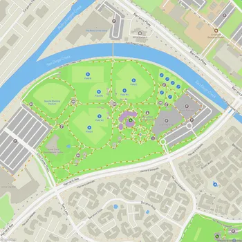Map of Bill Barber Memorial Park