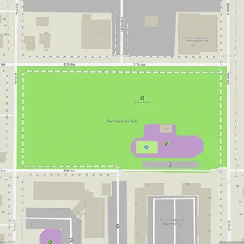 Map of Fairview Lions Park
