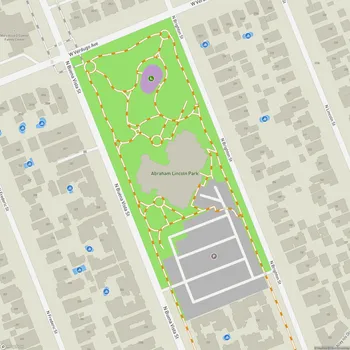 Map of Abraham Lincoln Park