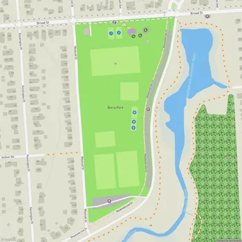 Map of Barry Park