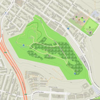 Map of Bayview Hill Park