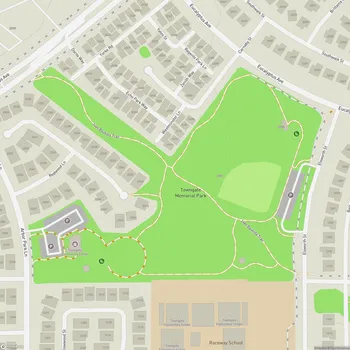 Map of TownGate Memorial Park