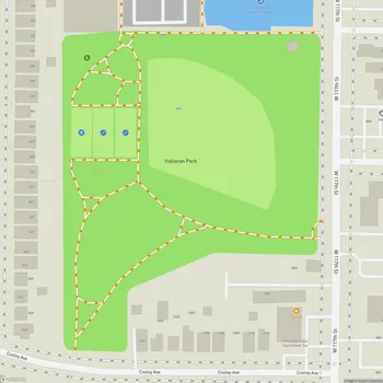Map of Halloran Park