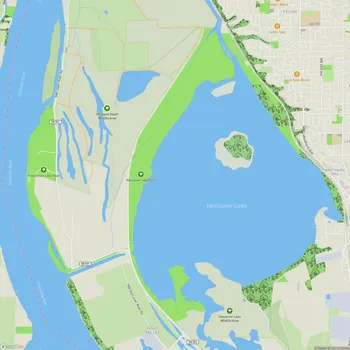 Map of Vancouver Lake Park
