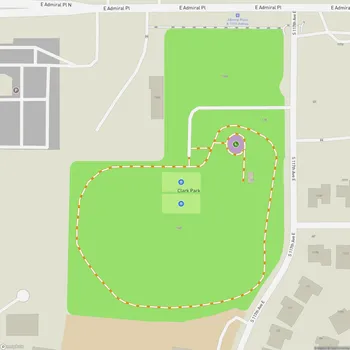 Map of Clark Park