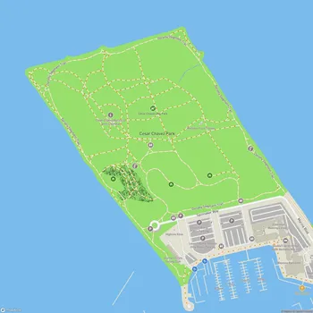 Map of César Chávez Park