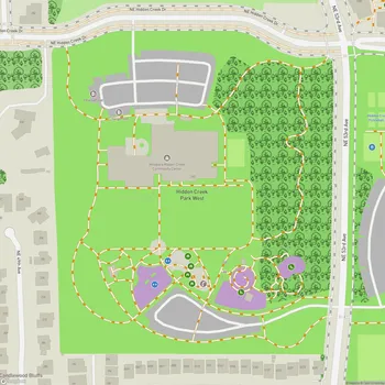 Map of Hidden Creek Park West