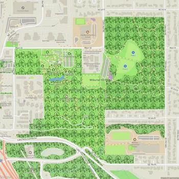 Map of Wilburton Hill Park