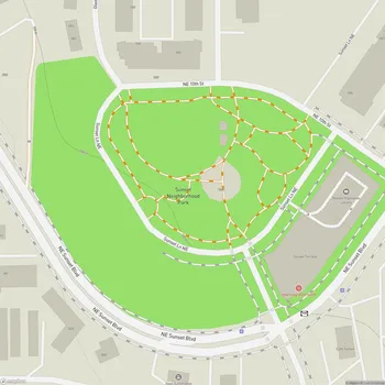 Map of Sunset Neighborhood Park