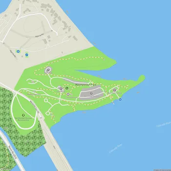 Map of Mansfield Dam Park