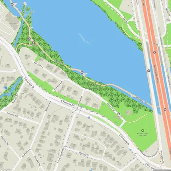 Map of Norwood Tract at Town Lake Metropolitan Park