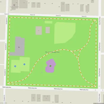 Map of Rev. H. V. Savage Park