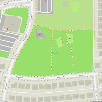 Map of Meyer Park