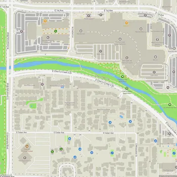 Map of Cherry Creek State Park