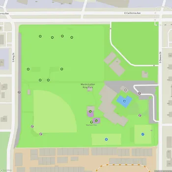Map of Martin Luther King Jr. Park
