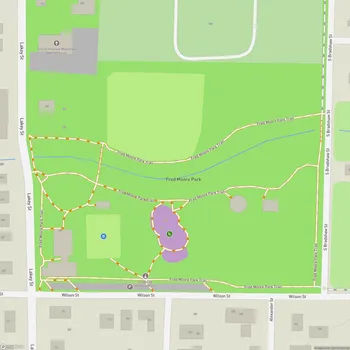 Map of Fred Moore Park
