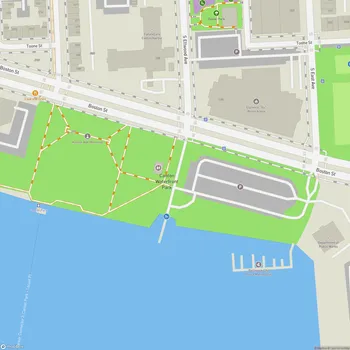 Map of Canton Waterfront Park
