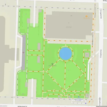 Map of Hudnut Commons