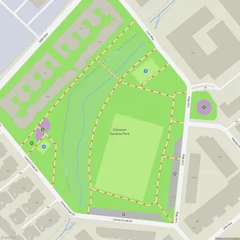 Map of Coliseum Gardens Park