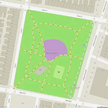 Map of Dickinson Square Park