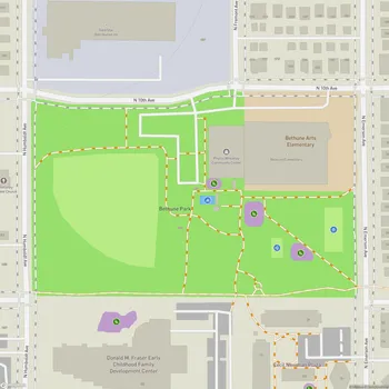 Map of Bethune Park
