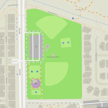 Map of Pecos Legacy Park