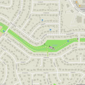 Map of Walnut Hills Park