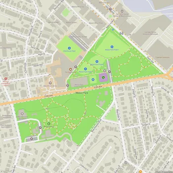 Map of Mellon Park