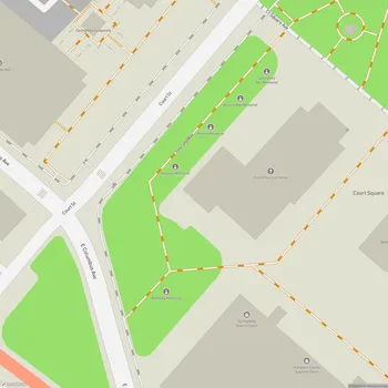 Map of Court Square Park